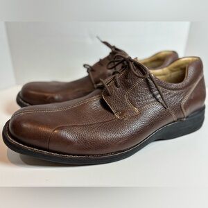 Men's Johnston & Murphy Brown Sheepskin Oxford Dress Shoes #20-7223 Size 13